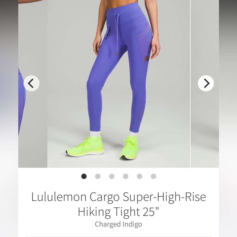 Pre loved lululemon cargo hiking tights